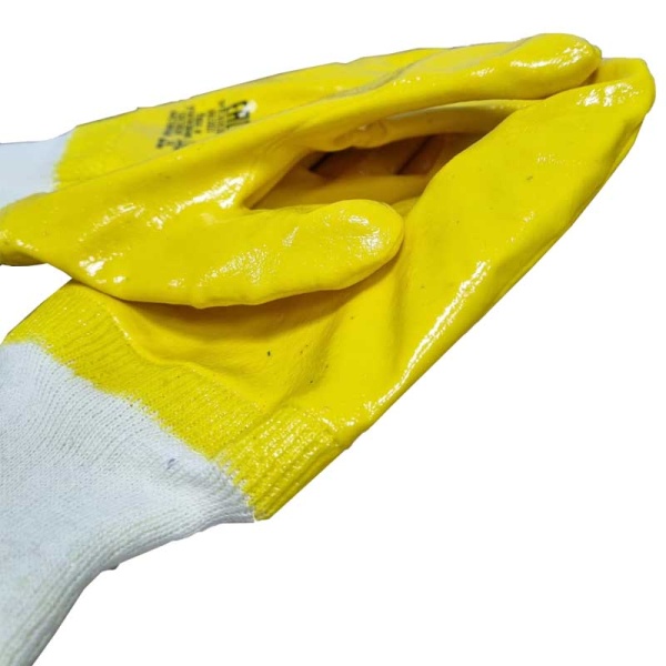 Перчатки "Нитрил-Лайт-SP" РП, жёлтый, полный облив, размер L